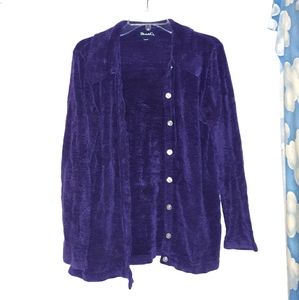 Denim&Co Medium Size Button up cardigan sweater